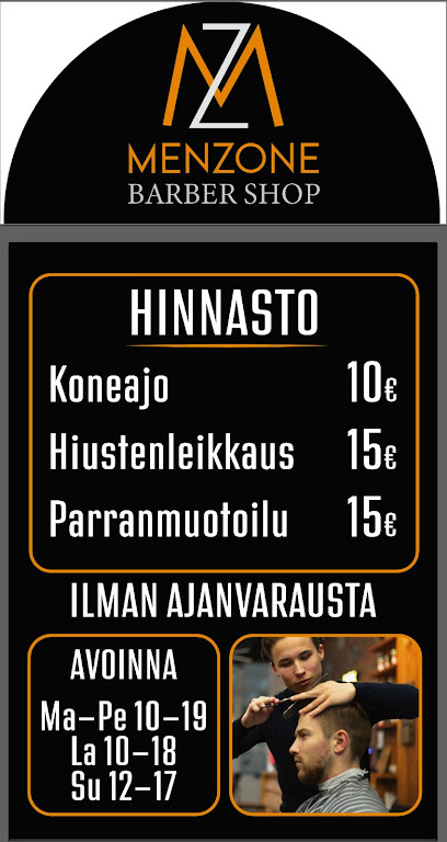 Menzone Barber Shop Sornainen | Parturi i Helsinki