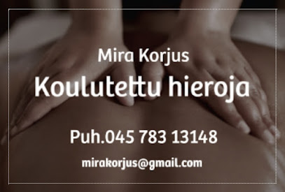 Mira Korjus | Hieroja i Kouvola