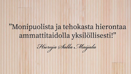 Salla Maijala | Hieroja i Tampere